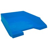Tavita Documente Nebo Albastra, Plastic, Suprapunere Verticala, 34.5x25x6.5 cm, Picioruse Stabilitate