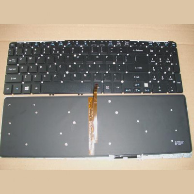 Tastatura laptop noua ACER M5-581T BLACK US(with backlit board,for win8) foto