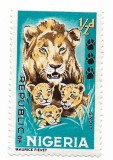 Nigeria - Animale, 1965 - 1/2 P, neobliterat