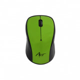 Mouse Optic Wireless Verde &ndash; Conexiune Fără Fir și Precizie de 800 DPI