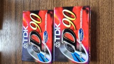 Lot 2 Casete Audio TDK D90 TYPE I Normal Bias Sigilate