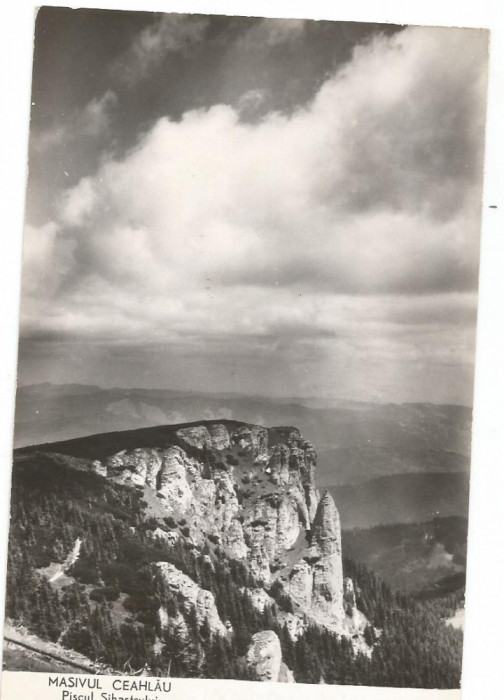 carte postala- MASIVUL CEAHLAU-Piatra Craiului