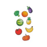 Legume si fructe magnetice din carton, set 27 bucati, ATU-080923, Oem
