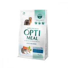 Optimeal Hrana uscata caini adulti de talie mica - cu somon 4kg foto