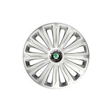 Cumpara ieftin Set 4 capace roti Cu Inel Cromat Trend R16 pentru gama auto Skoda, Autohelix MSA