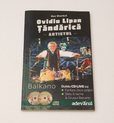 Ovidiu Lipan Țăndărică &amp;ndash; Balkano Live - CD dublu audio + booklet NOU foto