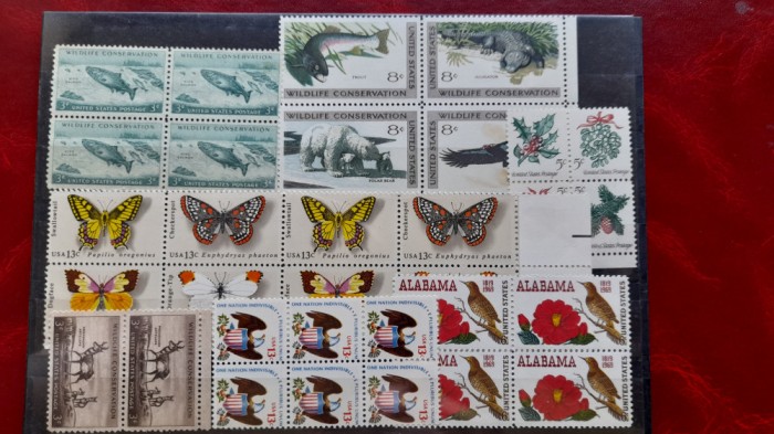 1971-1977-U.S.A.-Bl.4-MNH