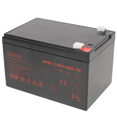 SPC ACUMULATOR UPS 12V/12Ah terminal F1 foto