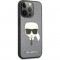 Husa Cover Karl Lagerfeld Saffiano K&amp;C Heads pentru iPhone 13 Pro Silver