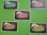 YEMEN, OLYMPIC GAMES ROMA - SERIE COMPLETĂ MNH, Nestampilat