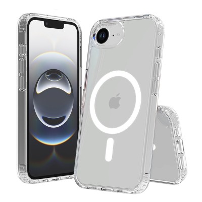 Husa iPhone 16e Techsuit MagSafe Pro, transparenta foto