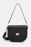 Geox geantă de piele culoarea negru, D25KAA-00046-C9999