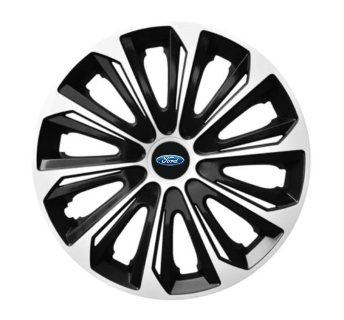 Set 4 capace roti Extra strong silver R15 pentru gama auto Ford