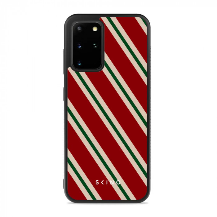 Husa Samsung Galaxy S20+ Plus - Skino Stripes, rosu verde