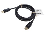 Cablu DisplayPort Goobay 2m negru, DisplayPort 2.1, ecranat, pentru 4K, 8K, 10K