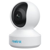 Camera PTZ Wi-Fi de interior Reolink, 5MP, Auto-Tracking, Detectie animal sau persoana, Microfon, Difuzor, Sirena, IR 10m - E SERIES E340 SafetyGuard