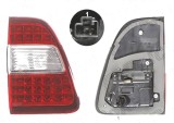 Stop spate lampa Toyota Land Cruiser (Fj100), 05.2005-11.2007, spate, Stanga, partea interioara; LED; cu suport becuri; fara omologare, DEPO