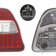 Stop spate lampa Toyota Land Cruiser (Fj100), 05.2005-11.2007, spate, Stanga, partea interioara; LED; cu suport becuri; fara omologare, DEPO