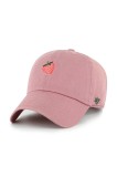 47 brand șapcă de baseball din bumbac Fruit Base Runner Icon culoarea roz, uni, XX-BSRIC1411GWS-QC