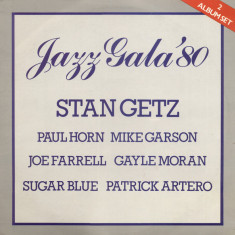 Vinil 2XLP Stan Getz, Paul Horn, Mike Garson, Joe Farrell – Jazz Gala '80 (-VG)