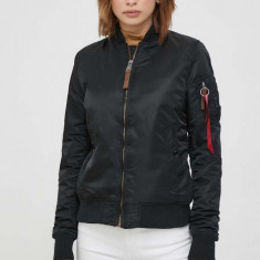 Alpha Industries geaca bomber MA-1 VF 59 Wmn femei, culoarea negru, de tranzitie