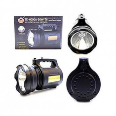 Lanterna 30W LED Puternica Portabila Acumulator, Faza lunga si scurta