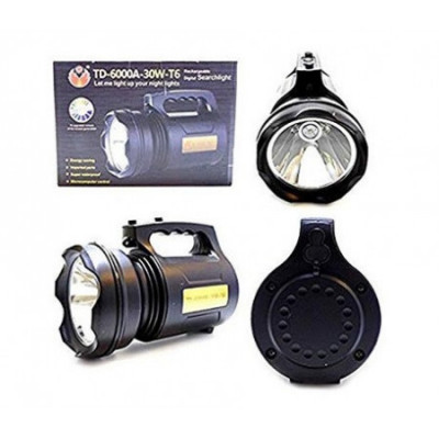 Lanterna 30W LED Puternica Portabila Acumulator, Faza lunga si scurta foto