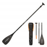 Pagaie Carbon Demontabilă și Reglabilă Stand up paddle 900 170 -210 cm Negru, Itiwit