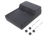 Carcasă desktop ABS neagră 138x189x59mm
