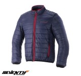 Geaca (jacheta) barbati pentru scuter - motocicleta Urban Seventy model SD-A5 culoare: albastru/rosu &ndash; tip Softshell &ndash; greutate redusa XXXL