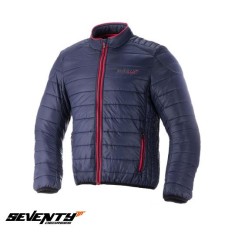 Geaca (jacheta) barbati pentru scuter - motocicleta Urban Seventy model SD-A5 culoare: albastru/rosu &ndash; tip Softshell &ndash; greutate redusa XXL