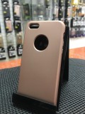 Husa iPhone 5/5S/SE, Slim Antishock, Silicon Flexibil, Protectie Zgarieturi, Rose Gold