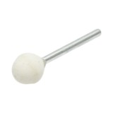Piatra abraziva sferica pentru polizat anvelope, 12 mm, tija 3 mm