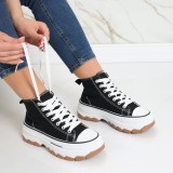 Cumpara ieftin Sneakers dama negri din textil Faye, 37