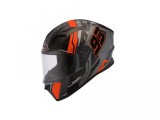 Cumpara ieftin Cască Moto Integrală SMK Stellar Swank S (55-56cm) Negru/Roșu, Termoplastic, Antizgarieturi, Pinlock, Bluetooth, Unisex