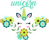 Cumpara ieftin Sticker decorativ, Unicorn, Multicolor, 72 cm, 7335ST, Oem