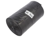 Saci de Gunoi Polietilenă Neagră 60L - 50 Buc.