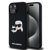 Husa pentru iPhone 15 / iPhone 14 / iPhone 13 - Karl Lagerfeld Silicone MagSafe (KLHMP15SSKCHPPLK) - Karl&amp;Choupette