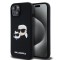 Husa pentru iPhone 15 / iPhone 14 / iPhone 13 - Karl Lagerfeld Silicone MagSafe (KLHMP15SSKCHPPLK) - Karl&amp;Choupette