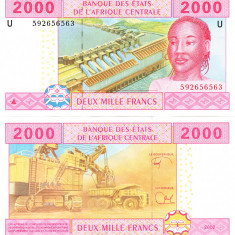 Statele Africii Centrale 2 000 Franci (Camerun) 2002 P-307U UNC