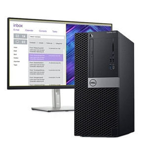 Pachet Office Dell Tower XE3 Intel i7-8700 4.6GHZ, 16GB DDR4, 512GB SSD si Monitor Dell SE2722H 27-inch - Totul NOU foto