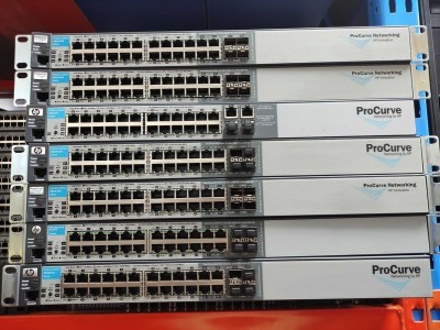 HP ProCurve switch 1800-24G, 1810G-24 суич foto