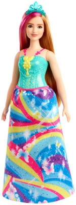 BARBIE PAPUSA PRINTESA DREAMTOPIA CU CORONITA ALBASTRA foto