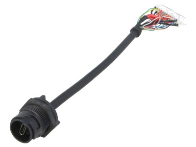 Conector USB C IP68, 0,125m foto