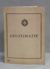 LEGITIMATIE ELIBERATA DE PREZIDIUL MARII ADUNARI NATIONALE , R.P.R. , DOMNULUI MIHALACHE CTIN ., MEDALIAT CU &amp;#039; MEDALIA MUNCII &amp;#039;, 21 AUGUST 1954 foto