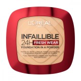 Pudra compacta Infaillible 24h Fresh Wear Golden Beige 140, 9g, L&#039;Oreal Paris