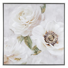 Tablou pictat in ulei Flowers 72.5 cm x 4.5 cm x 72.5 h Elegant DecoLux foto