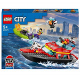 LEGO&reg; City Barca de salvare a pompierilor 60373