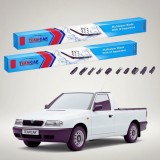 Cumpara ieftin Ștergătoare Skoda Pick-Up 787 6U7 1991-2001 | Set Față Flat &ndash; TeamCar&reg;