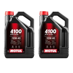 Pachet 8 litri ulei Motul 4100 SYN-NER S 10W40, Protectie superioara si performanta constanta pentru motoare pe benzina si diesel